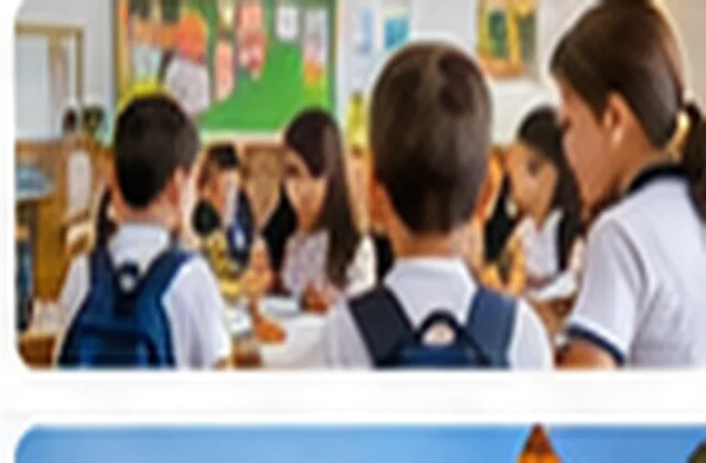 Alunos apresentando projetos na feira de ciências